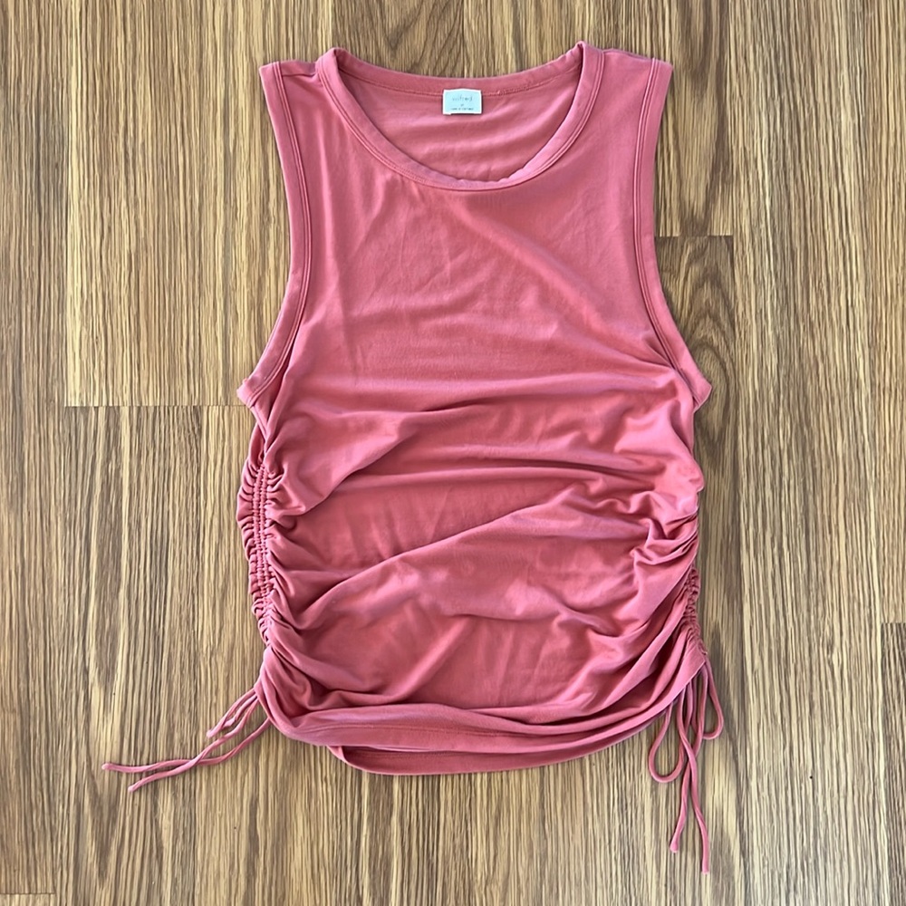 Aritzia Wilfred Side-Tie Detail Top Size M